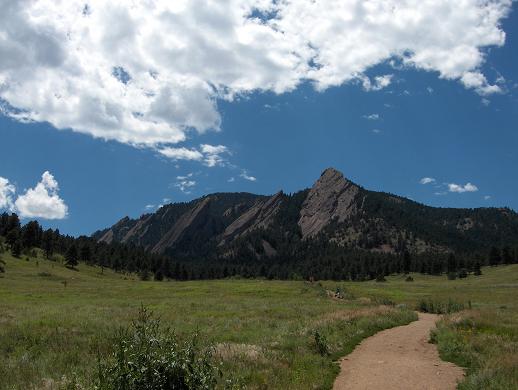 There are many opportunities for hiking and biking near Boulder, Colorado