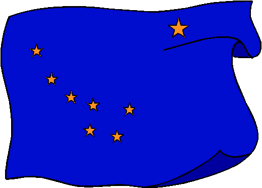 Alaska Flag - pictures and information about the flag of Alaska