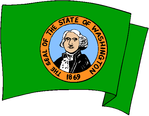 Washington Flag - pictures and information about the flag of Washington